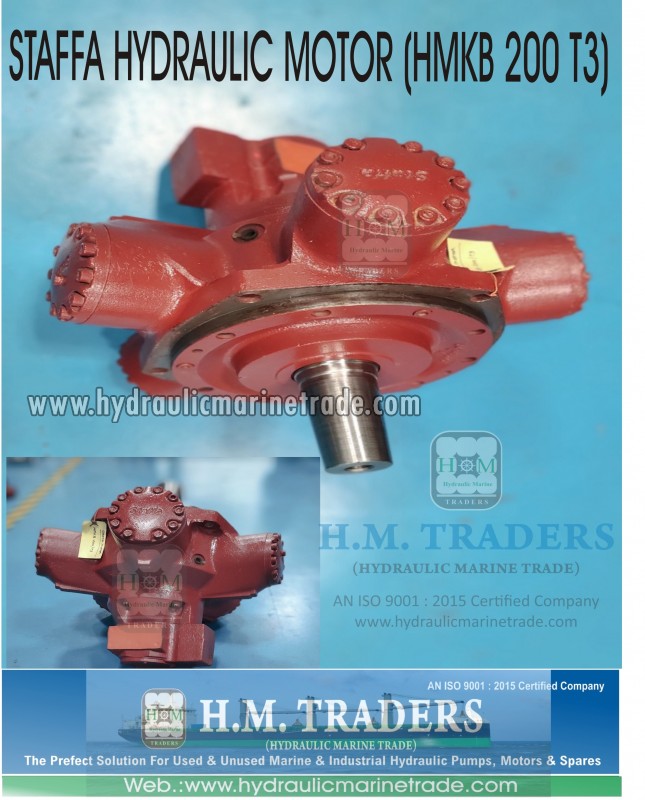 Used STAFFA HYDRAULIC MOTOR HMKB 200 T3  Hydraulic